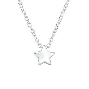 Sterling Silver Star Necklace – Dainty & Hypoallergenic